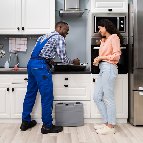 how long does it typically take to complete cooktop repair services in Harmony NY